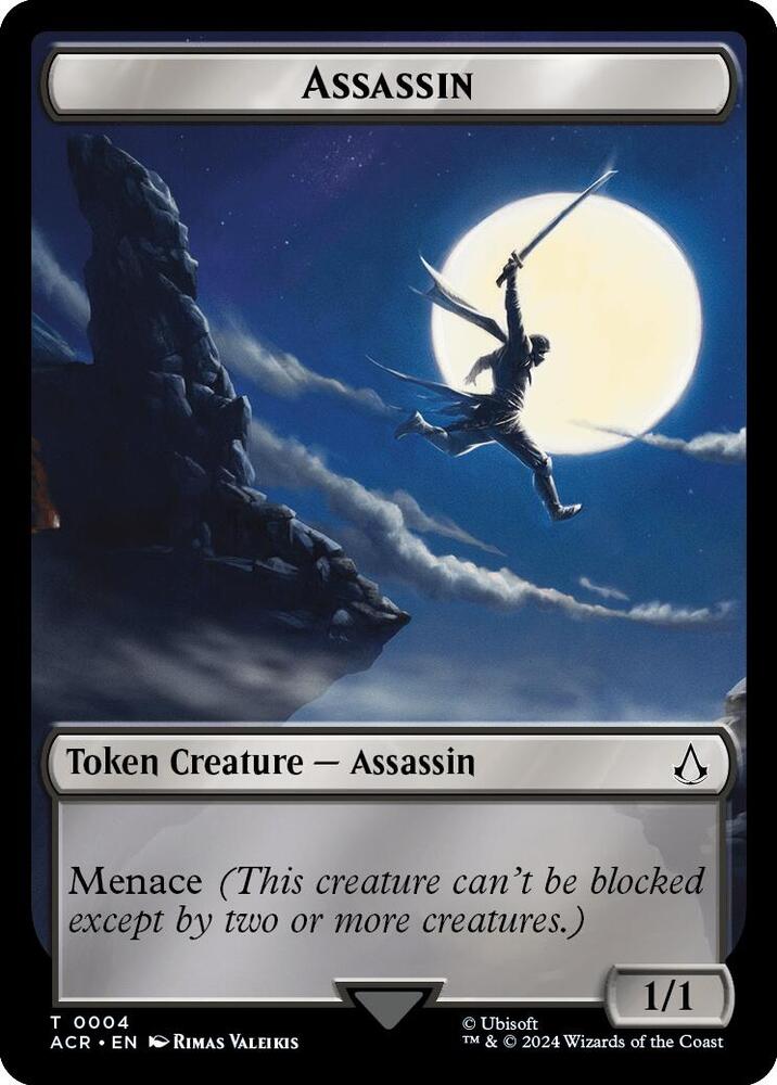 Assassin // Treasure Double-Sided Token