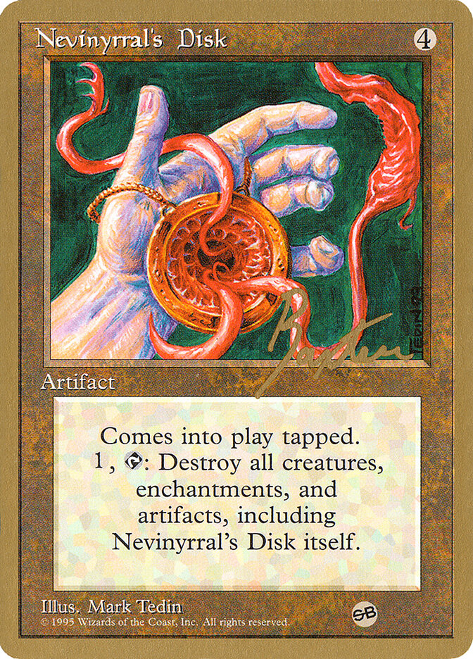 Nevinyrral's Disk - 1996 George Baxter (4ED) (SB)