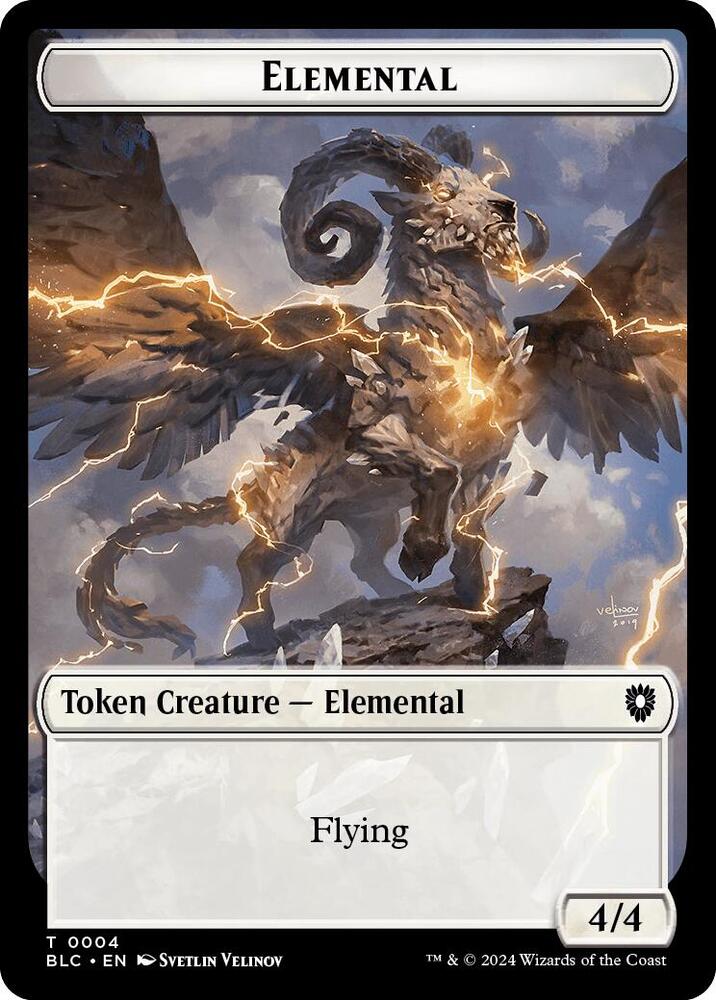 Elemental // Cat Double-Sided Token