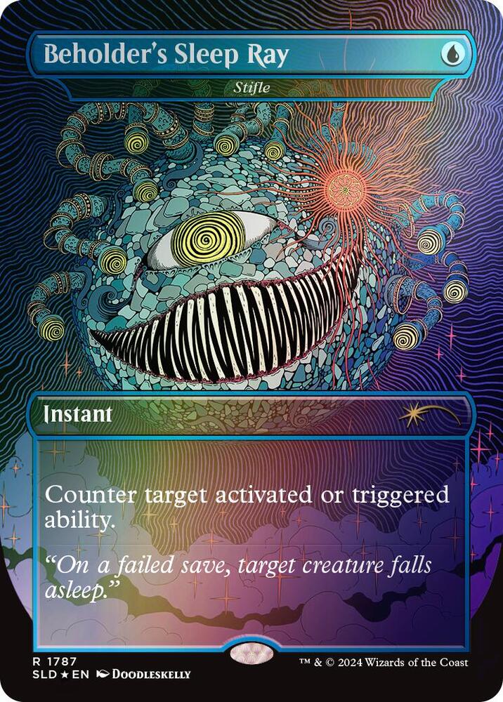 Beholder's Sleep Ray - Stifle (Rainbow Foil)