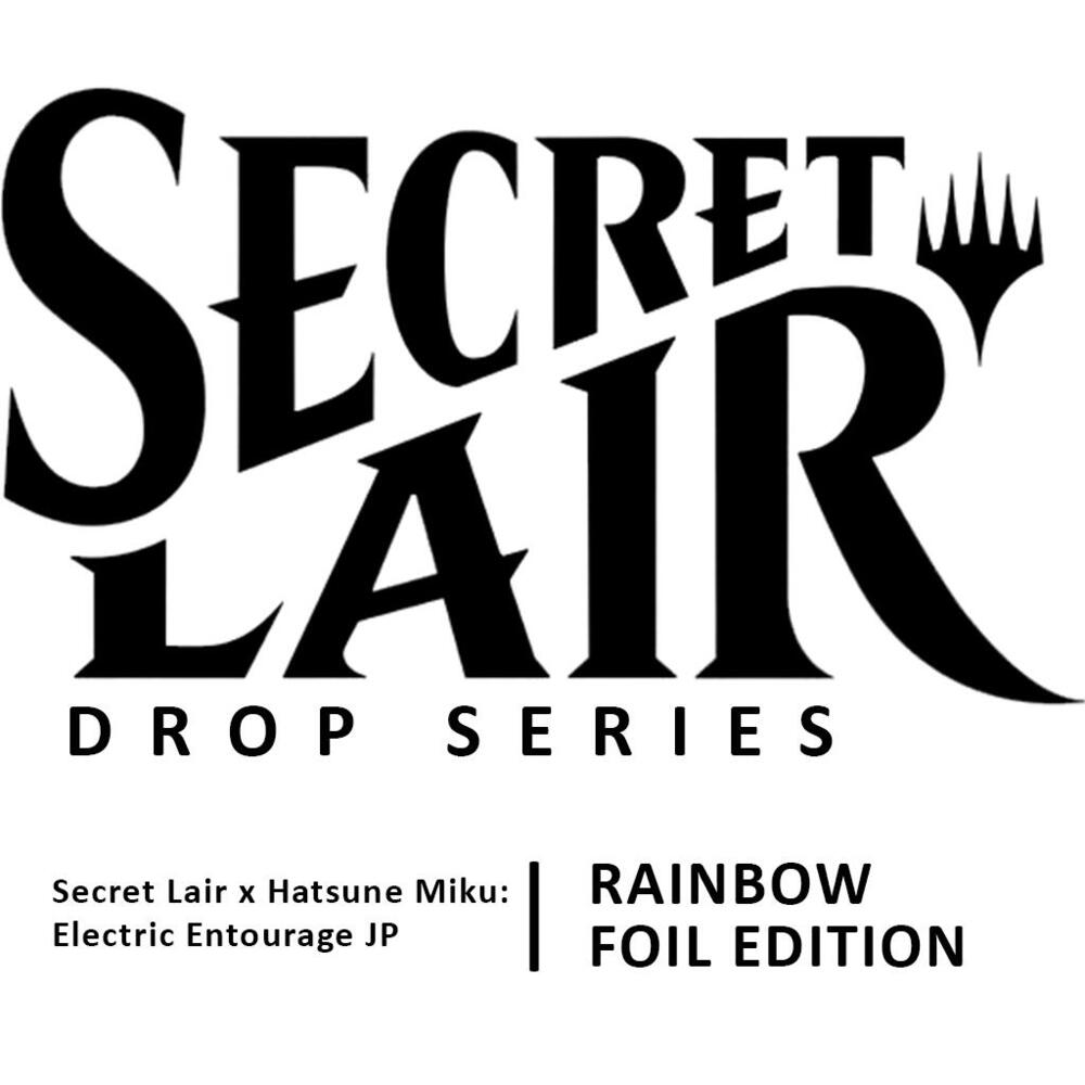 Secret Lair Drop: Secret Lair x Hatsune Miku: Electric Entourage JP - Rainbow Foil Edition