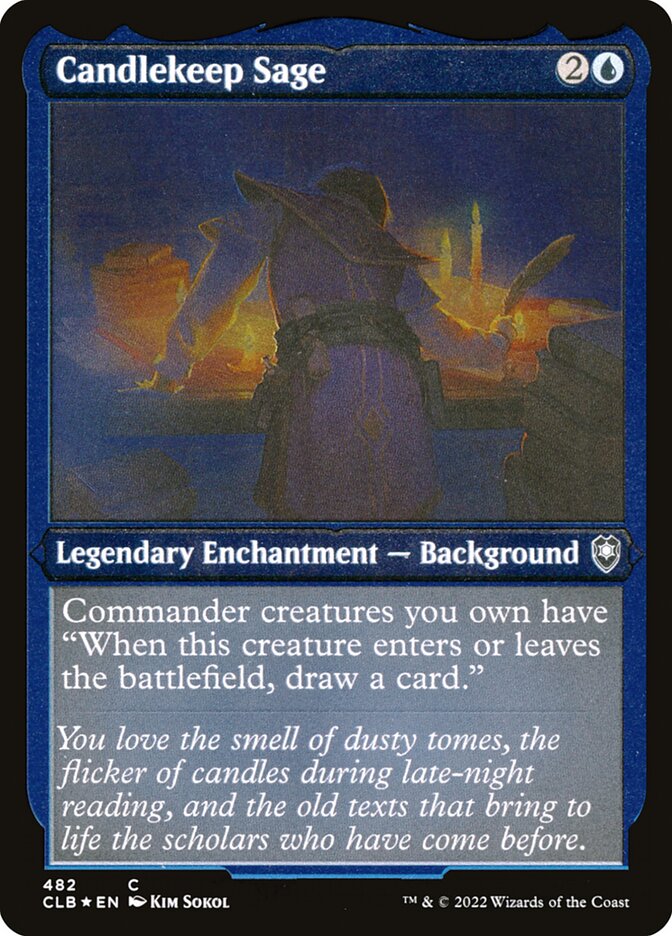 Candlekeep Sage (Foil Etched)