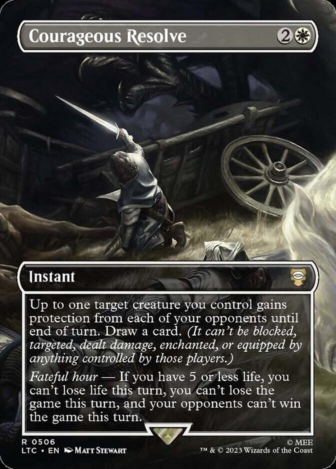 Courageous Resolve (Borderless)