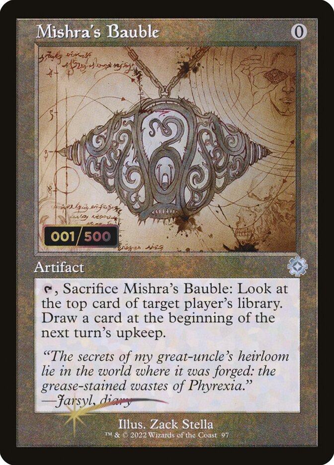 Mishra's Bauble (Schematic) (Serial Numbered)