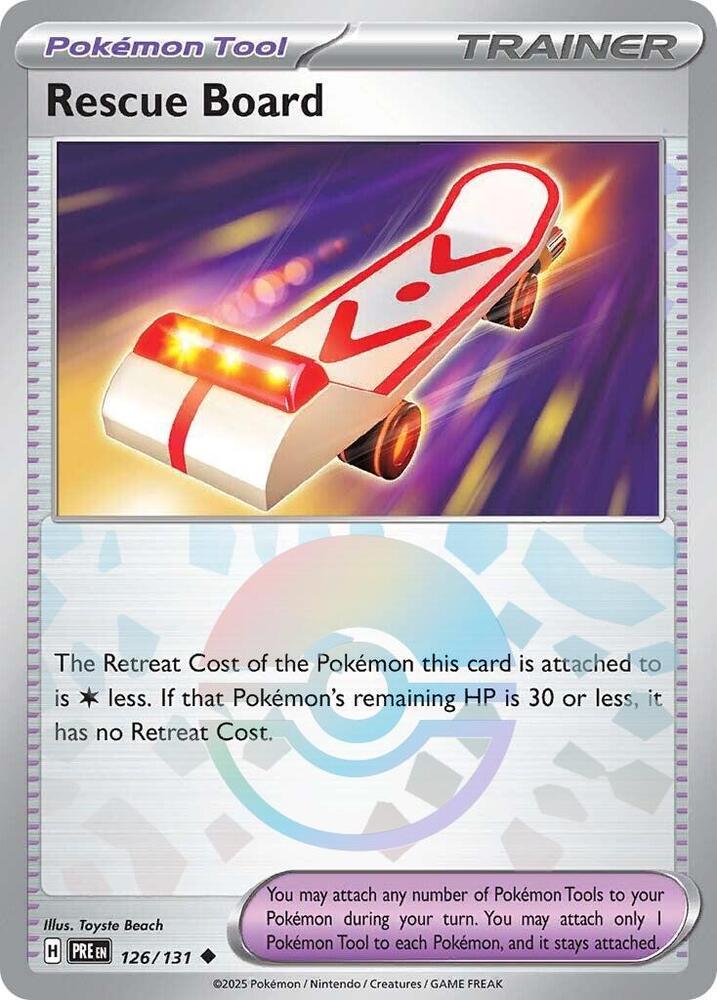 Rescue Board (Poke Ball Pattern)