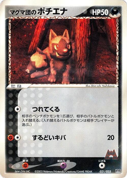 Team Magma's Poochyena - 021/033