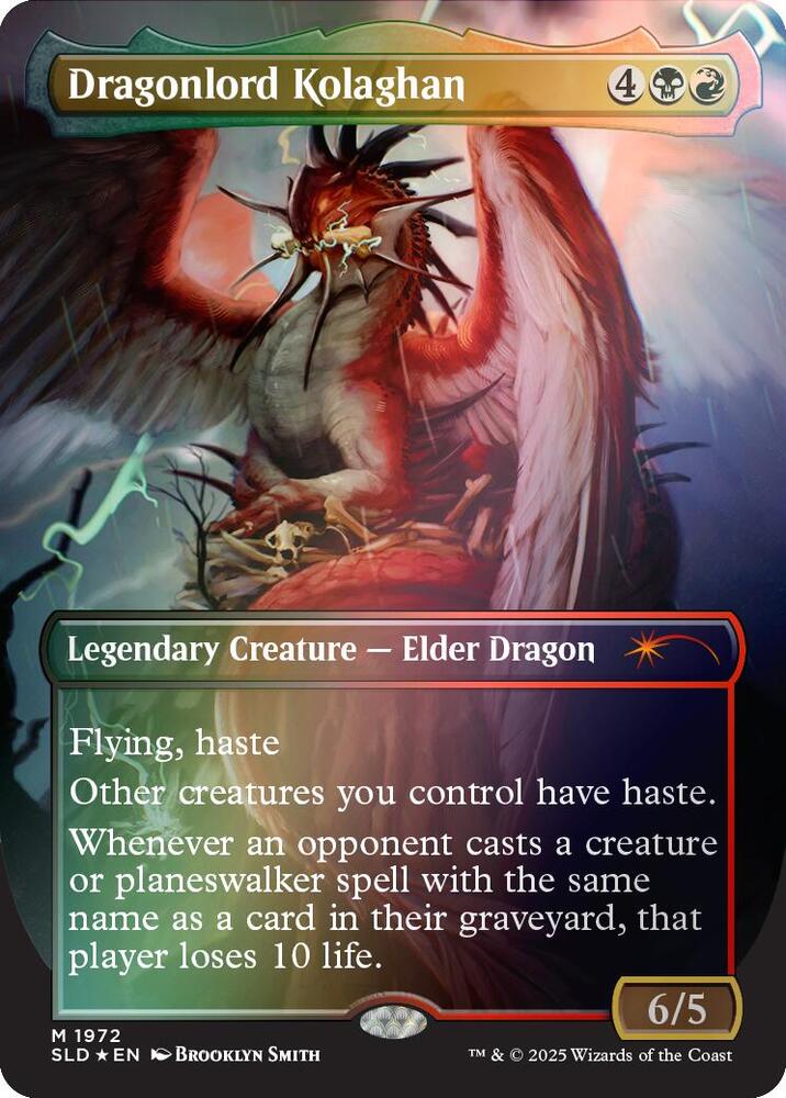 Dragonlord Kolaghan (1972) (Rainbow Foil)