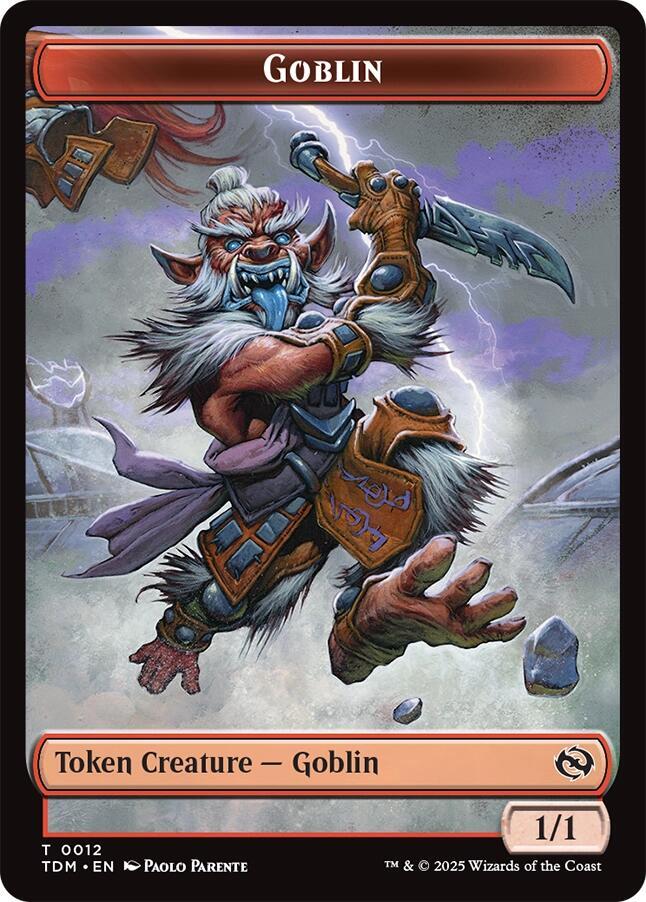 Goblin // Soldier (0004) Double-Sided Token