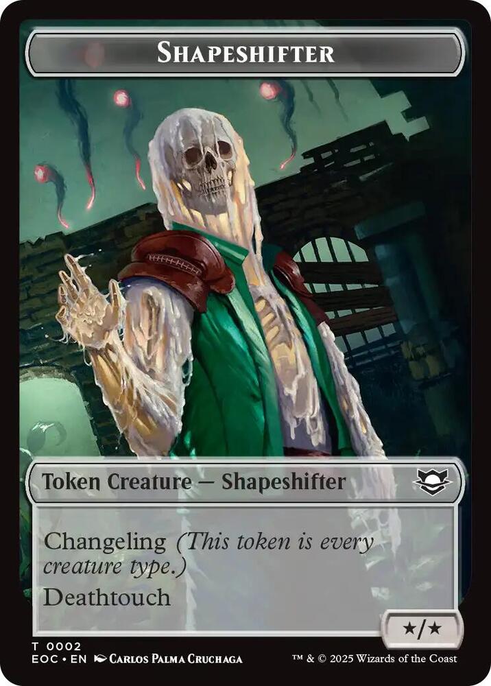 Shapeshifter // Golem (0013) Double-Sided Token