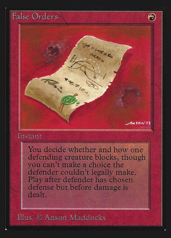 False Orders (CE)