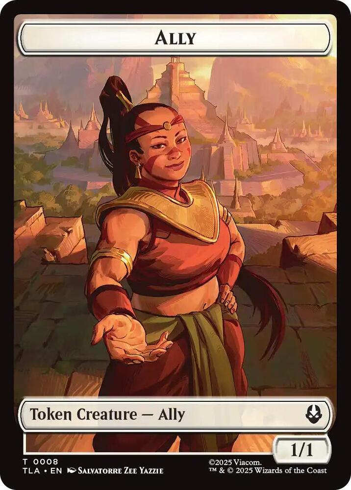 Ally (0008) // Soldier (0002) Double-Sided Token