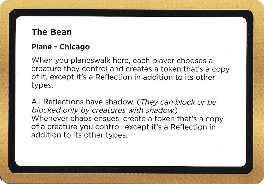The Bean (Black Lotus Unknown Planechase)