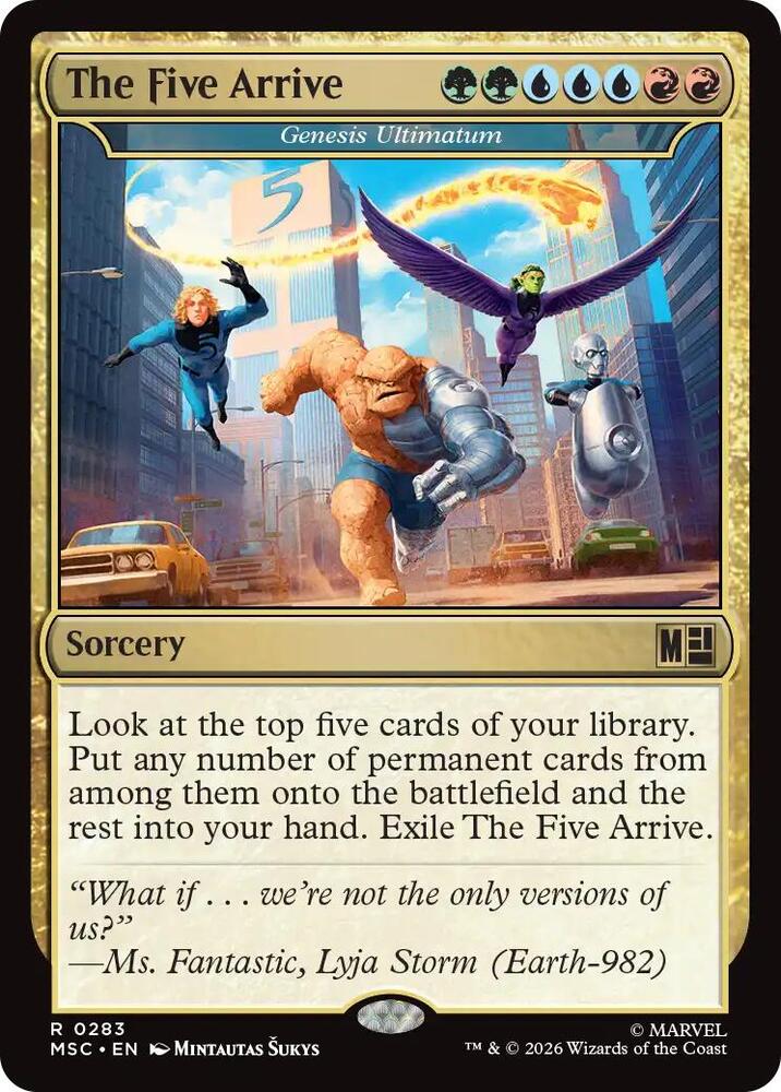 The Five Arrive - Genesis Ultimatum (Surge Foil)