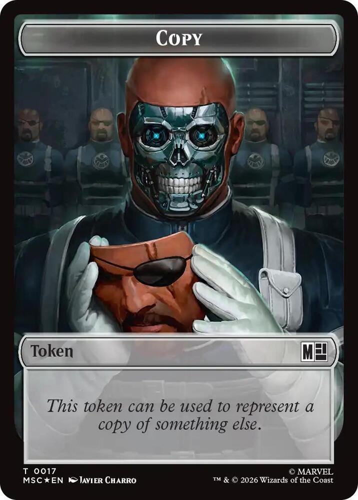 Copy (017) // Ape Villain (026) Double-Sided Token (Surge Foil)