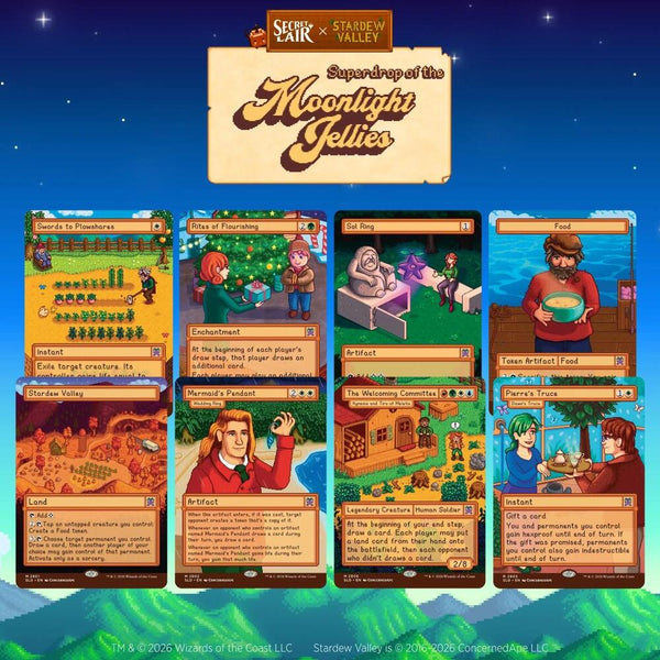 Secret Lair Drop: Secret Lair x Stardew Valley: Welcome to Stardew Valley - Non-Foil Edition - Magic: The Gathering