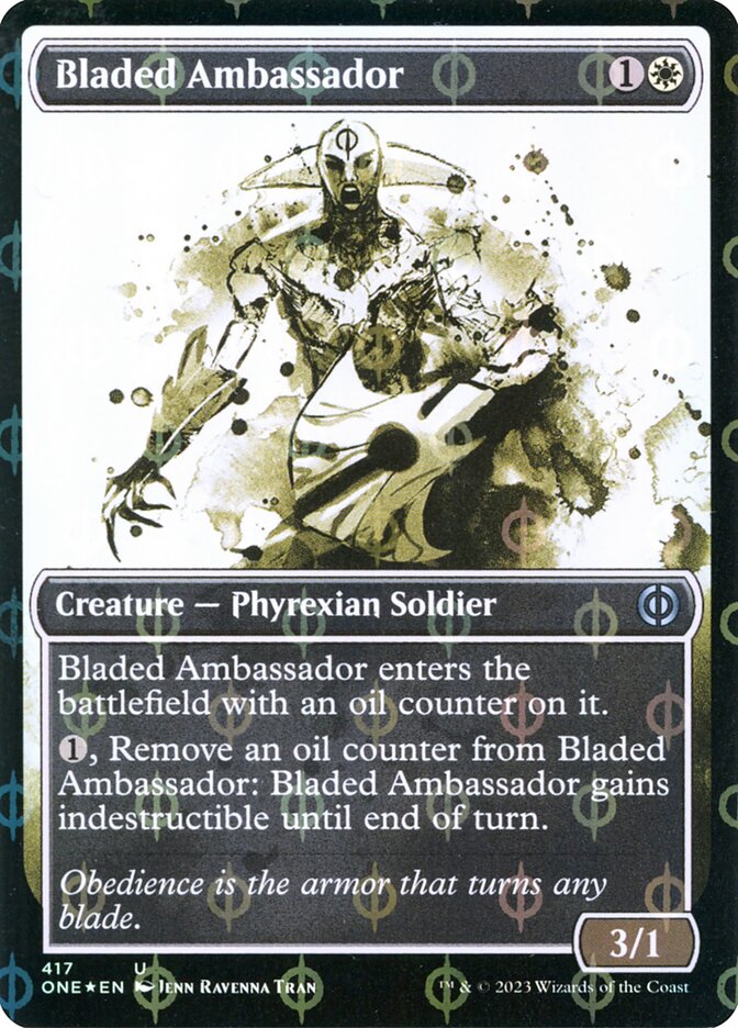 Bladed Ambassador (Showcase) (Step-and-Compleat Foil)