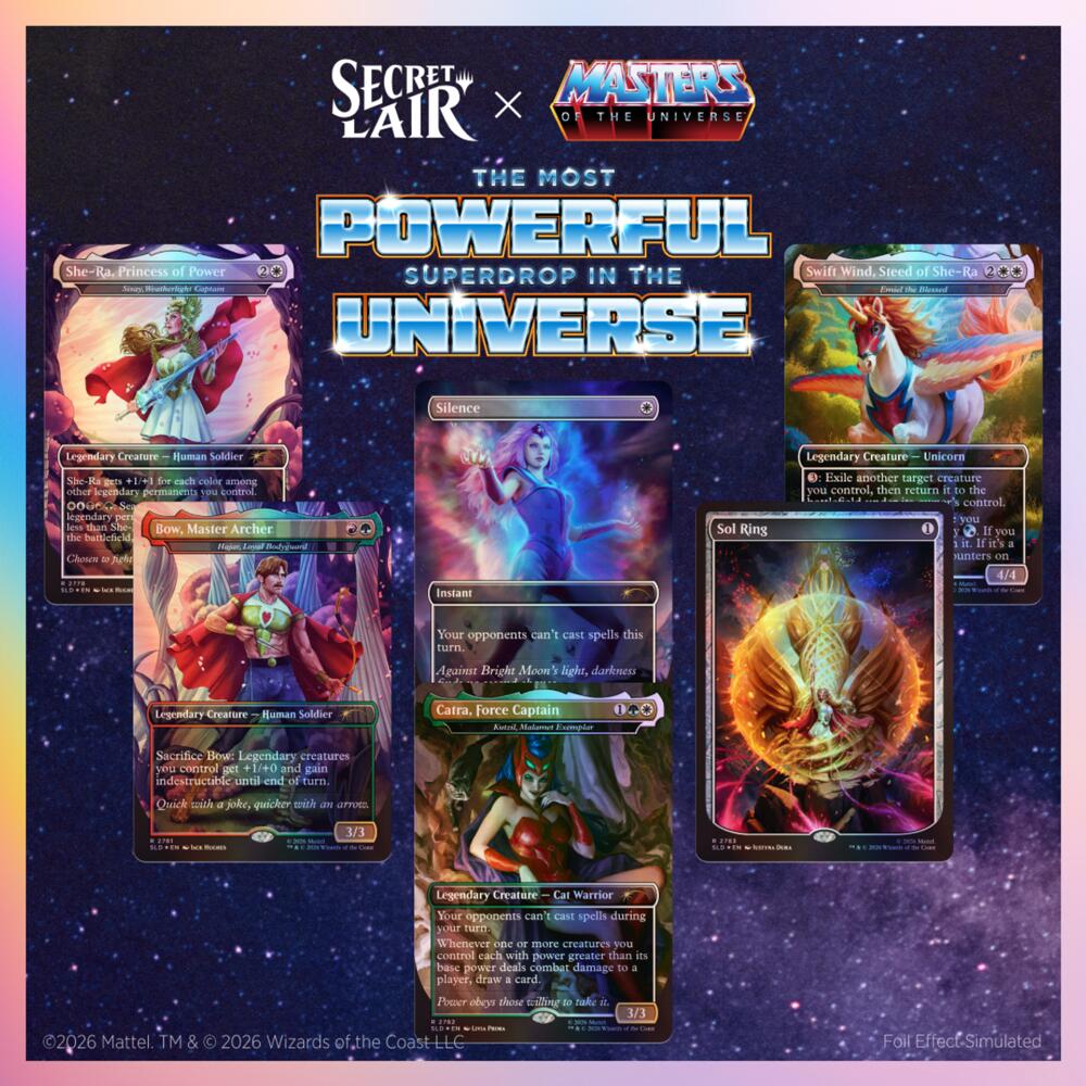 Secret Lair Drop: Secret Lair x Masters of the Universe: She-Ra, Princess of Power - Traditional Foil Edition