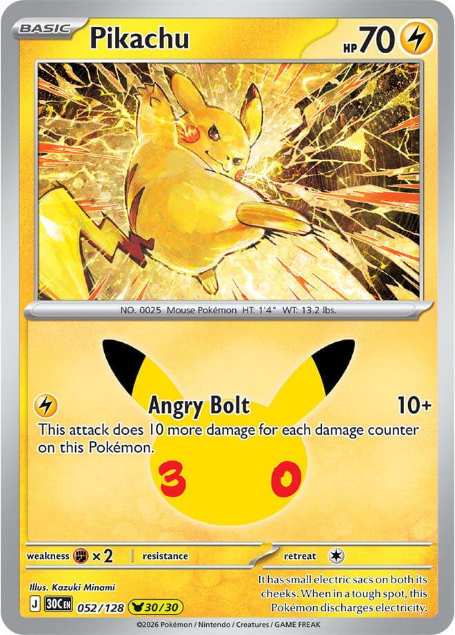 Pikachu - 052/128