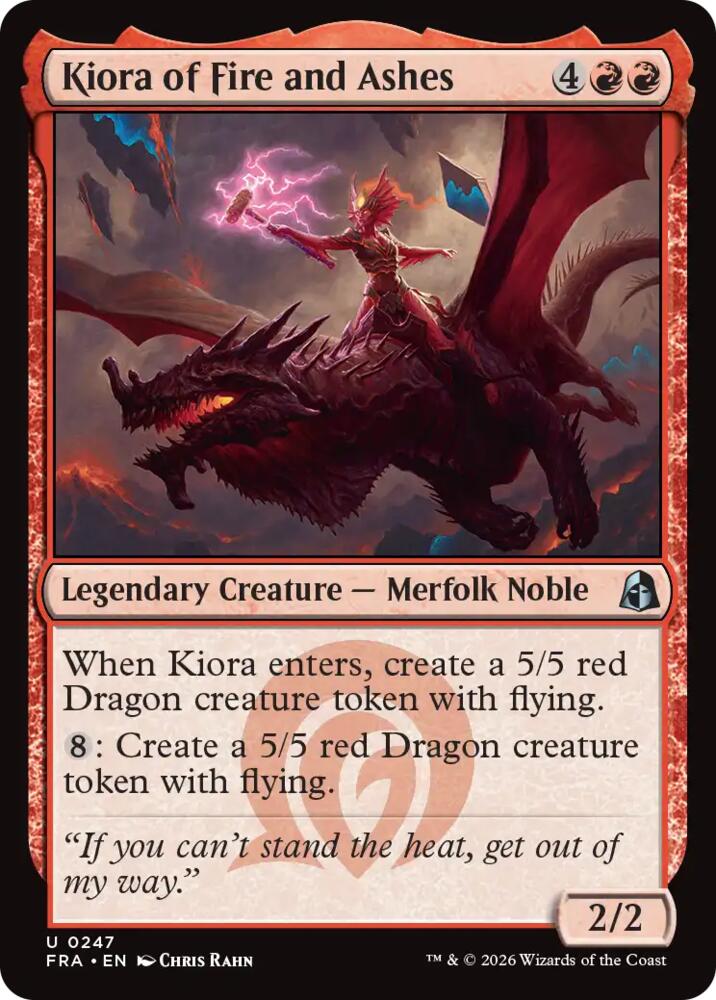 Kiora of Fire and Ashes