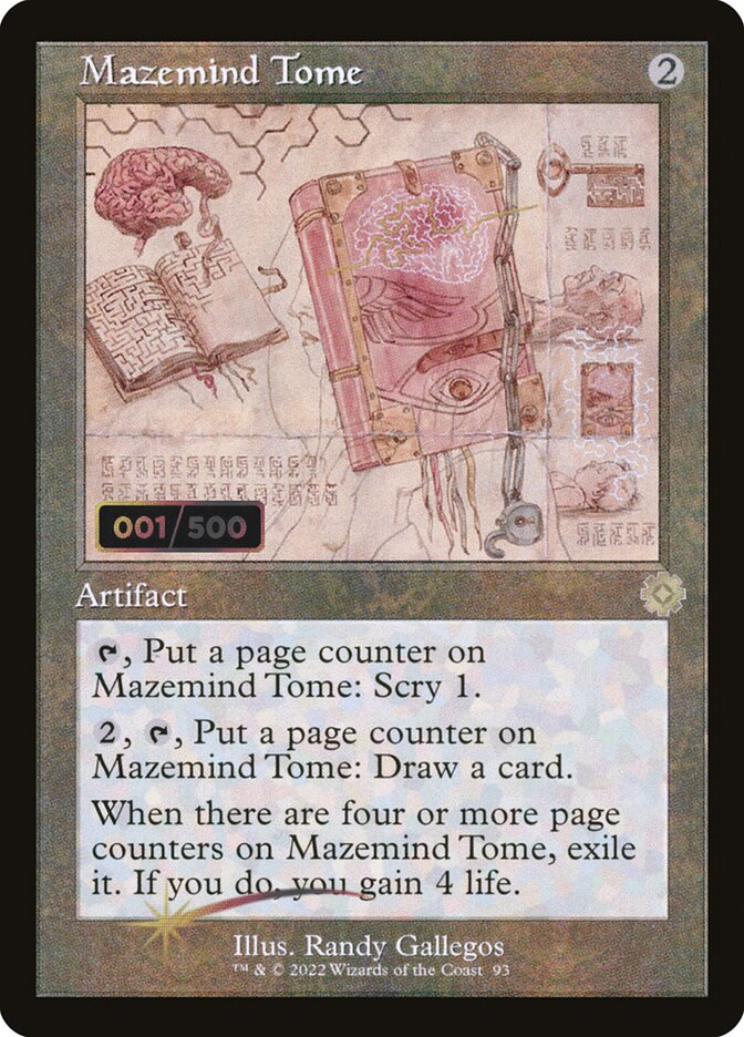 Mazemind Tome (Schematic) (Serial Numbered)