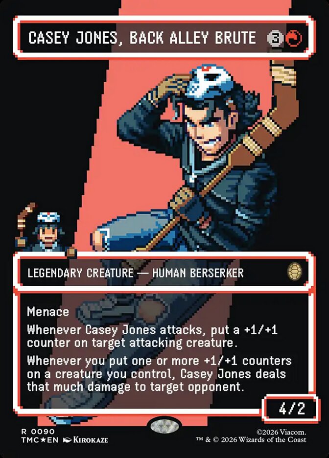 Casey Jones, Back Alley Brute (Borderless) (Surge Foil)