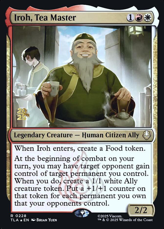 Iroh, Tea Master