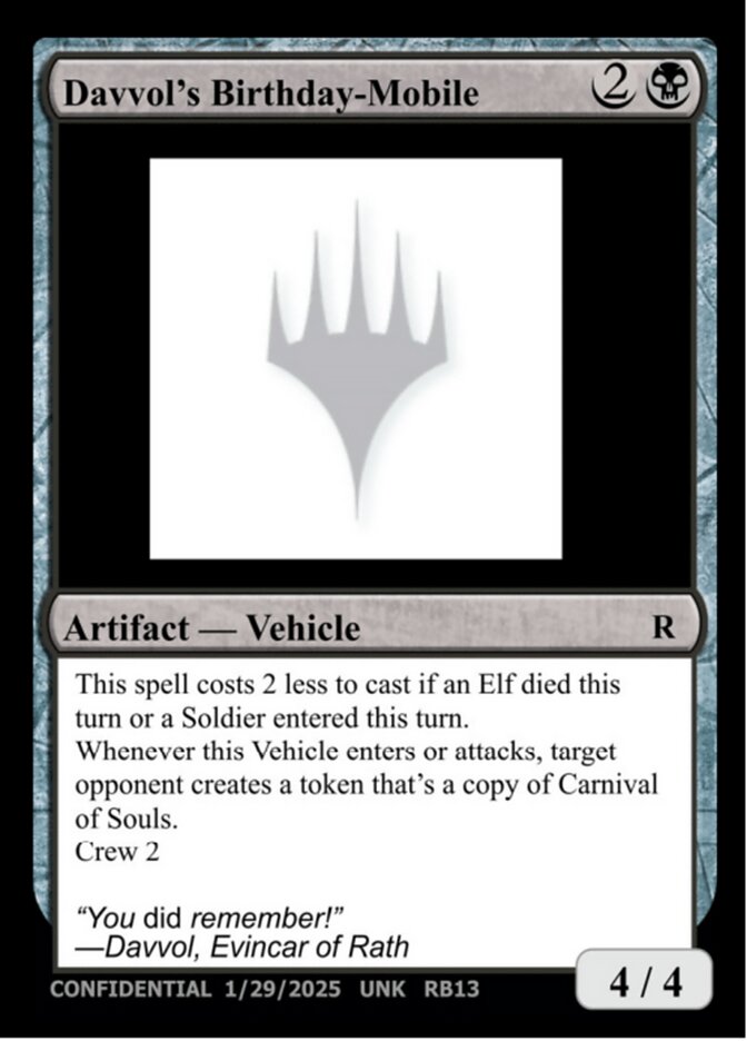 Davvol's Birthdaymobile