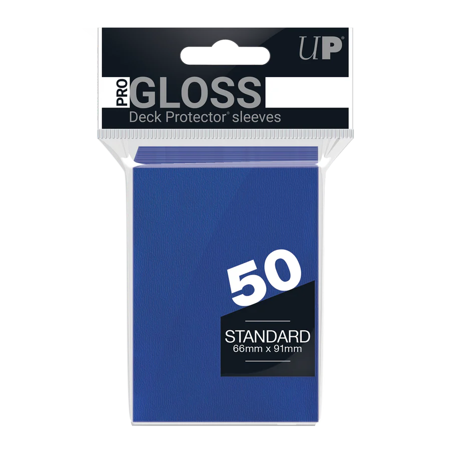 Ultra Pro: Blue-PRO-Gloss Standard DECK PROTECTOR® Sleeves
