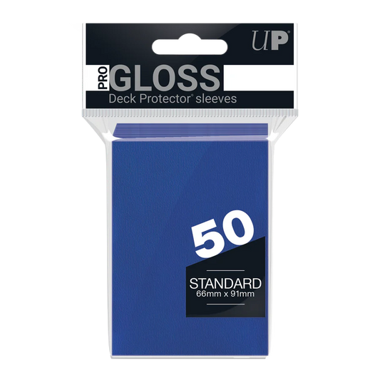 Ultra Pro: Blue-PRO-Gloss Standard DECK PROTECTOR® Sleeves