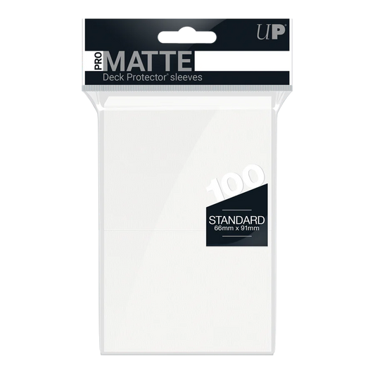 Ultra Pro: White-PRO-Matte Standard DECK PROTECTOR® Sleeves