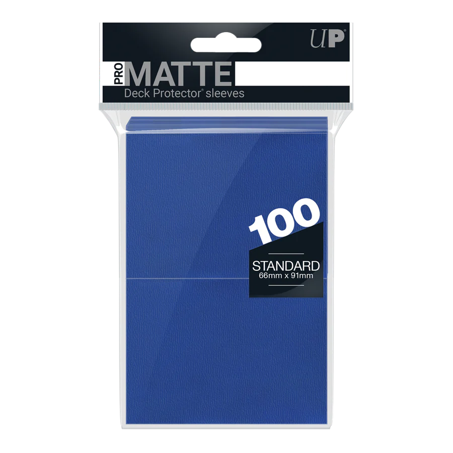Ultra Pro: Blue-PRO-Matte Standard DECK PROTECTOR® Sleeves