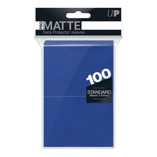 Ultra Pro: Blue-PRO-Matte Standard DECK PROTECTOR® Sleeves
