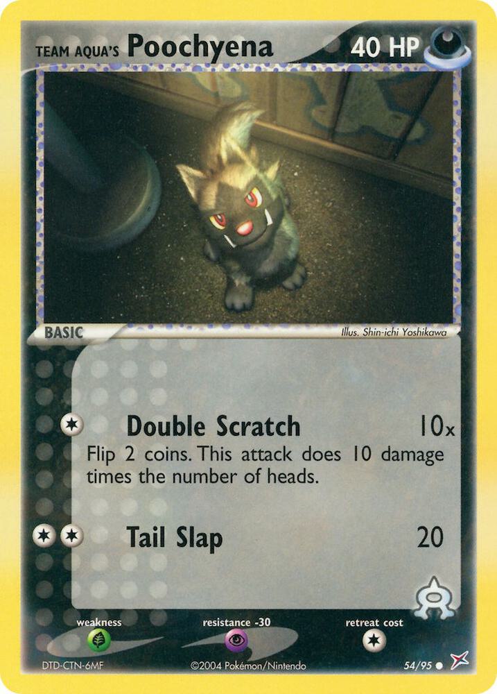 Team Aqua's Poochyena - 54/95
