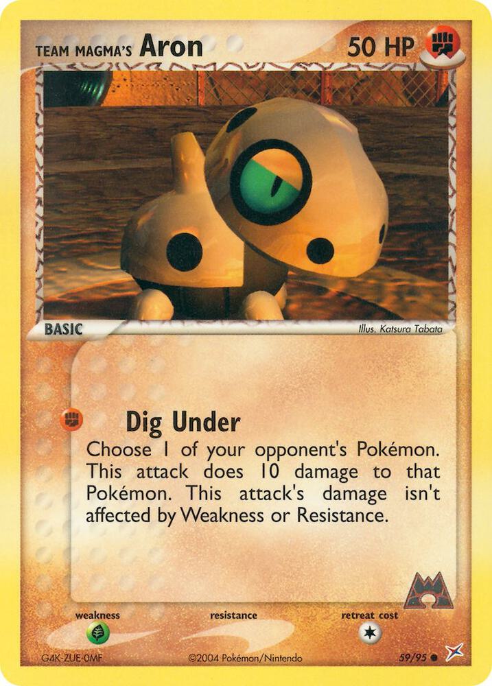 Team Magma's Aron - 59/95