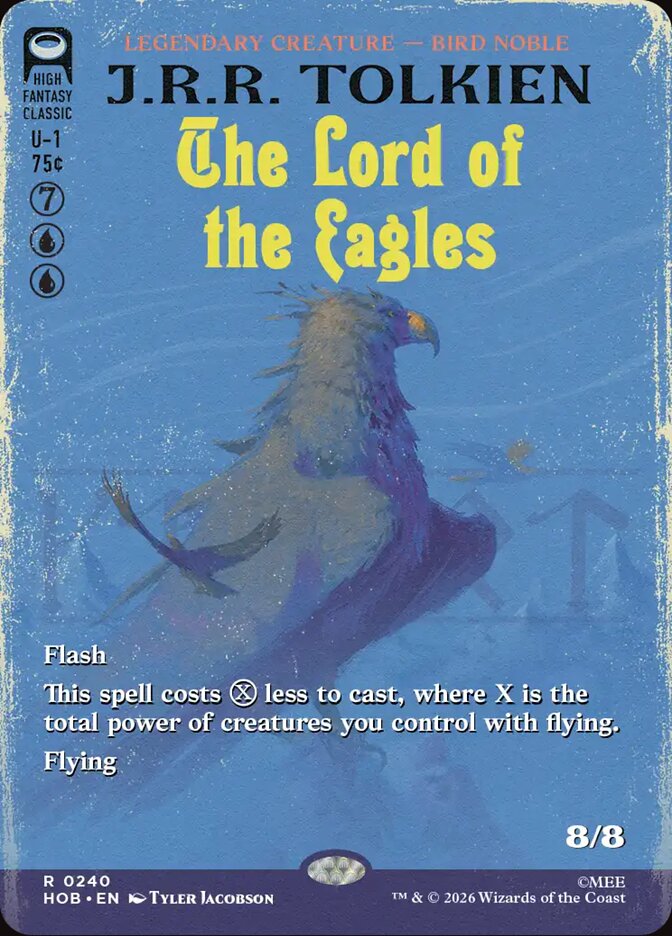 The Lord of the Eagles (Borderless)
