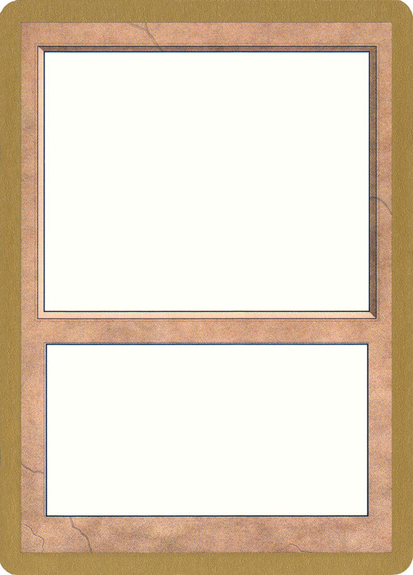 1997 World Championship Blank Card - Magic: The Gathering