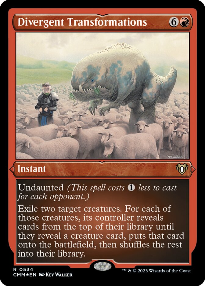 Divergent Transformations (Foil Etched)