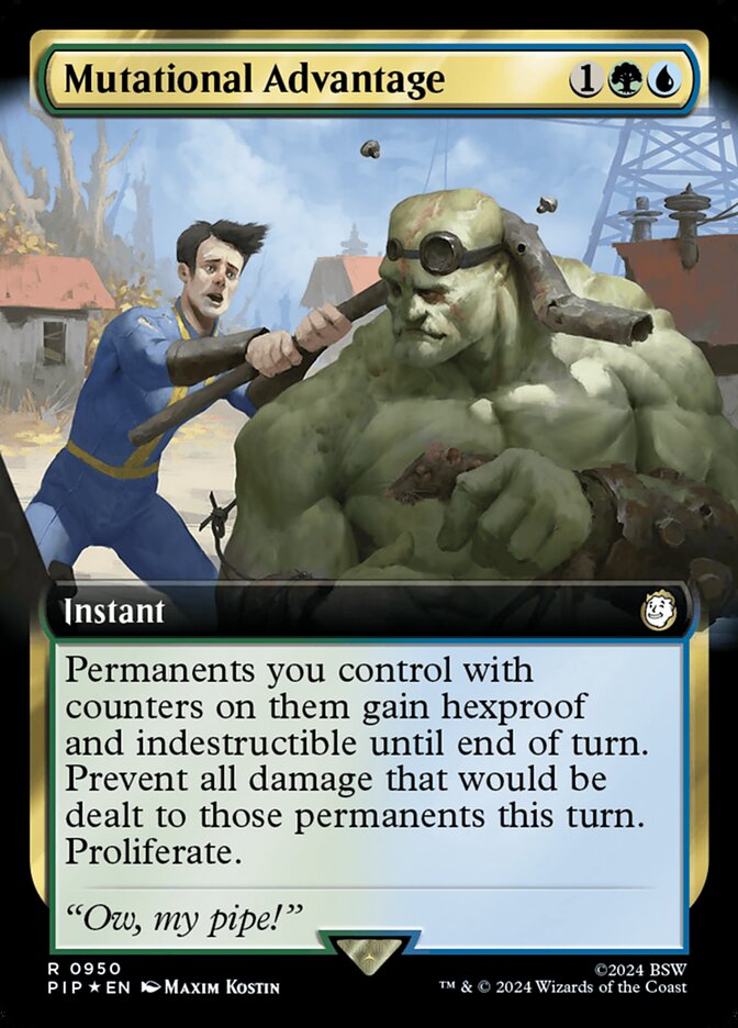 Mutational Advantage (Extended Art) (Surge Foil)