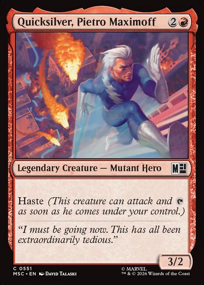 Quicksilver, Pietro Maximoff (0551)