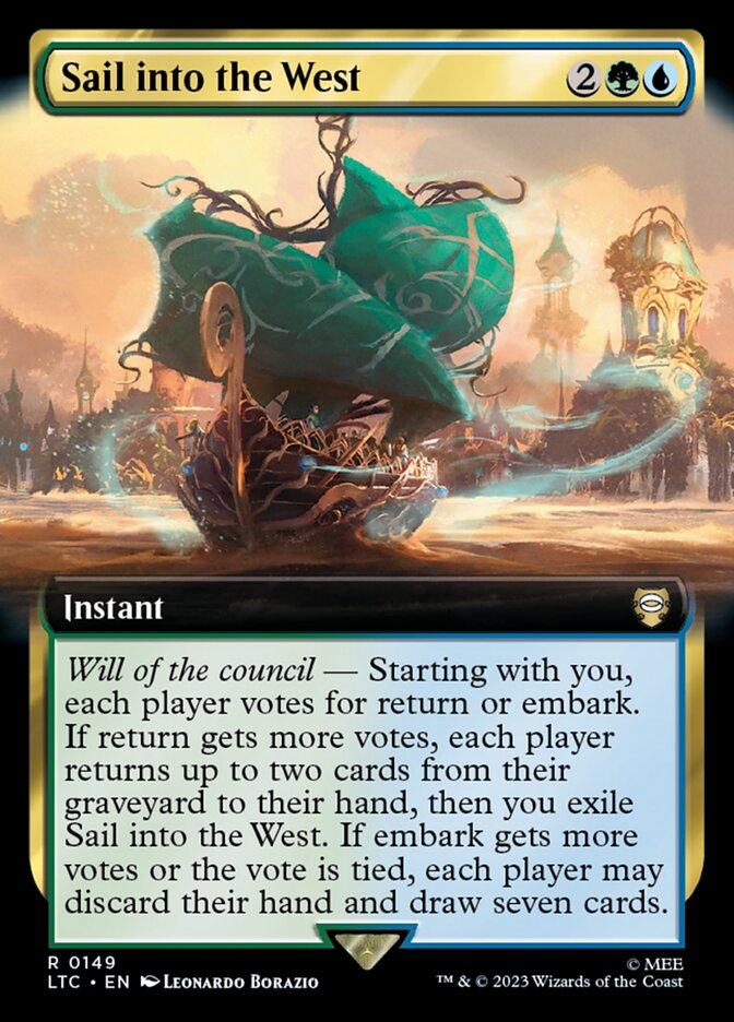 Sail into the West (Extended Art)