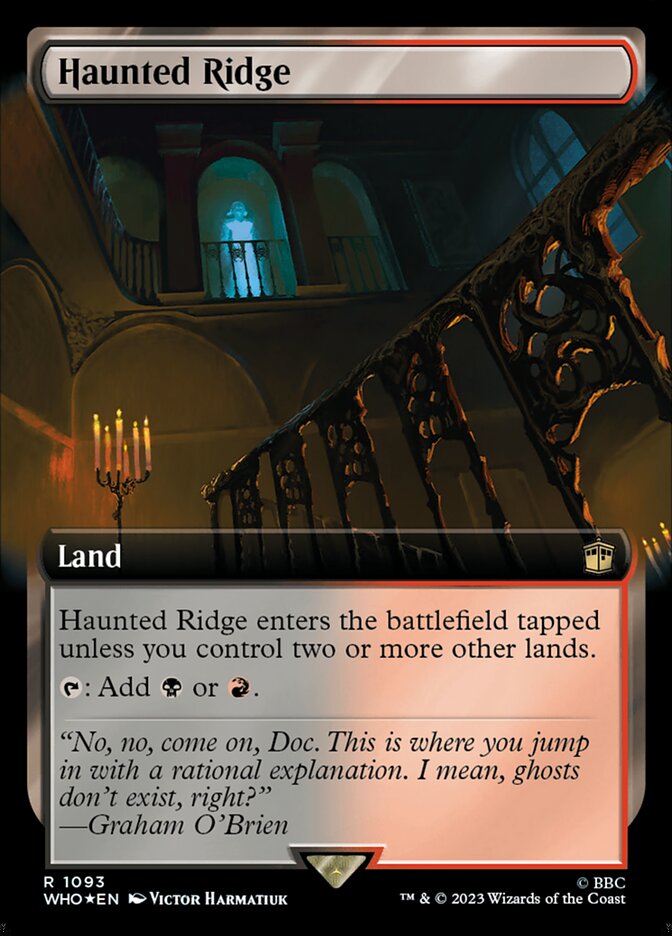 Haunted Ridge (Extended Art) (Surge Foil)