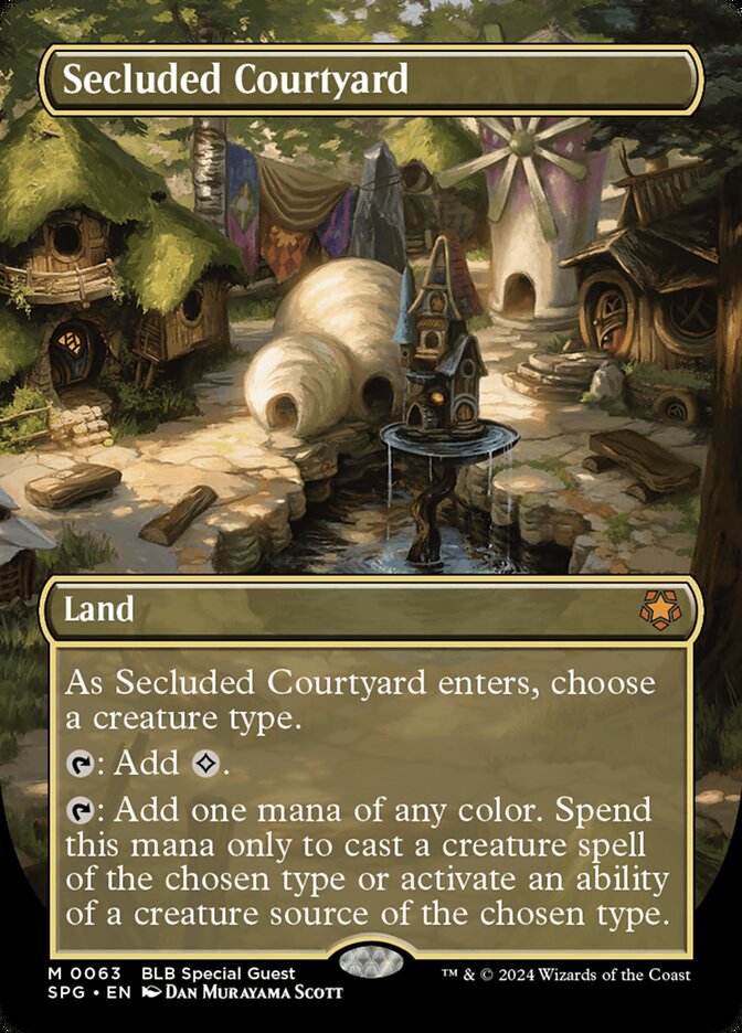 Secluded Courtyard (Borderless)