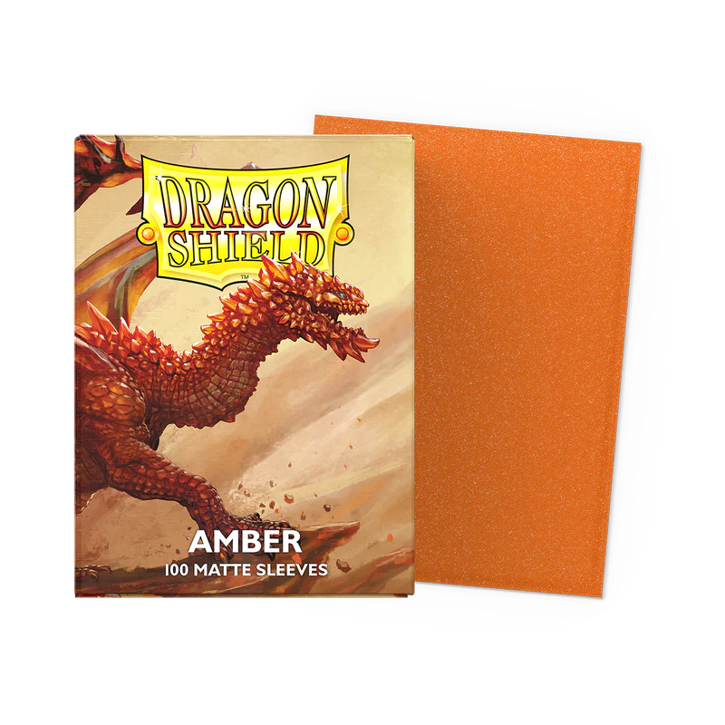 Dragon Shield: Amber Matte- Standard Card Sleeves