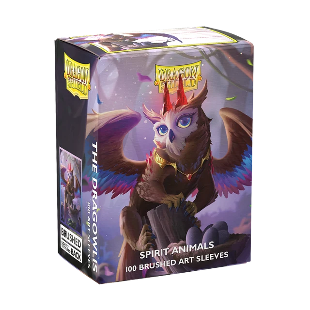Dragon Shield: Brushed Art Standard Card Sleeves - Spirit Animals Dragowlis