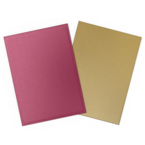 Dragon Shield: Matte Dual- Standard Card Sleeve - Pomegranate & Gold - Dragon Shield