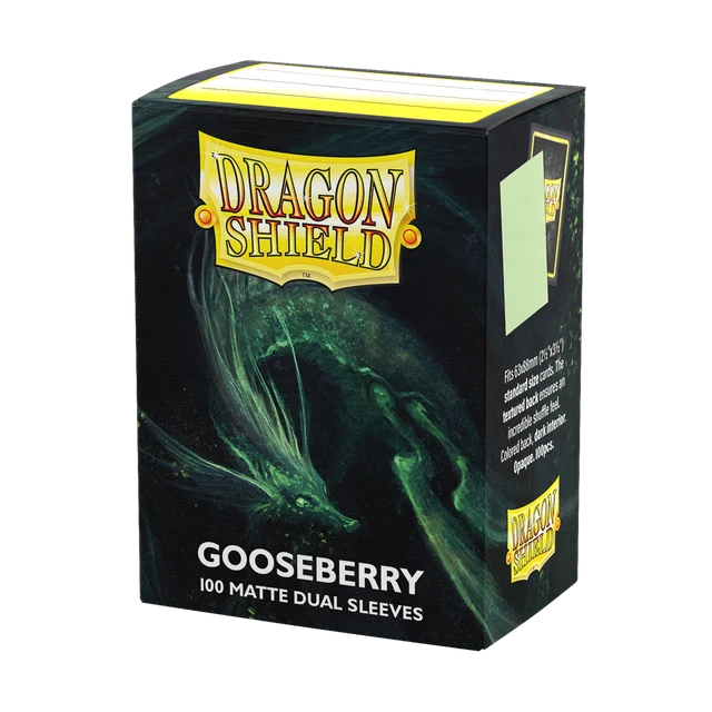 Dragon Shield: Matte Dual Standard Card Sleeves - Gooseberry