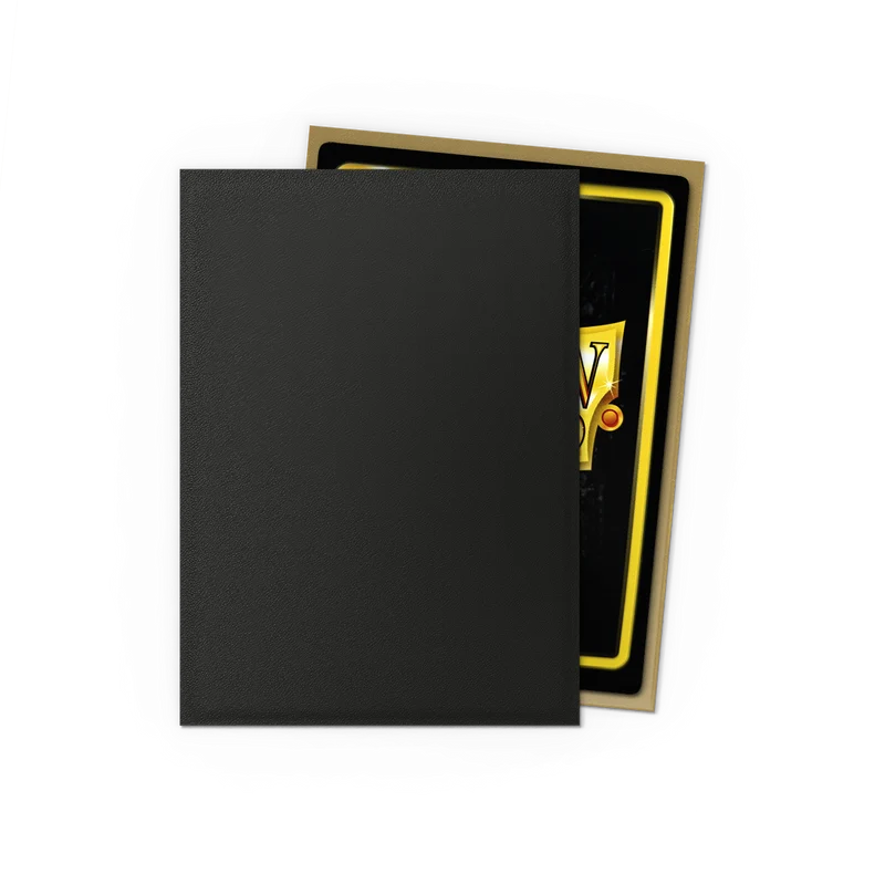 Dragon Shield: Matte Dual Standard Card Sleeve - Black & Gold