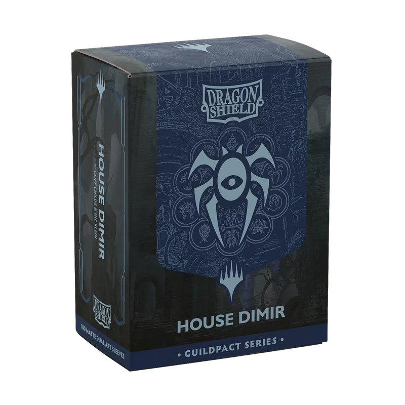 Dragon Shield: Matte Dual Art Sleeves - House Dimir