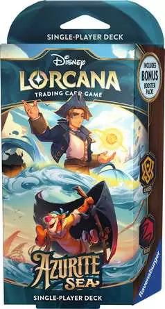 Disney Lorcana: Azurite Sea Starter Deck - Amber/Ruby