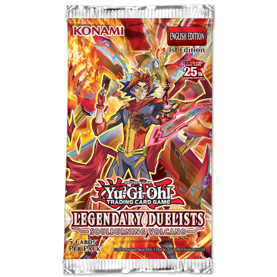 Yu-Gi-Oh!: Legendary Duelists: Soulburning Volcano Booster Pack- Booster Pack - Konami